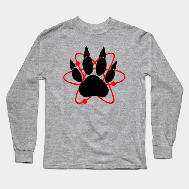 Atomic Paw Long Sleeve T-Shirt by klance